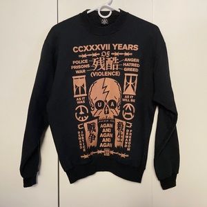 DEATHTRAITORS crew neck sweatshirt
